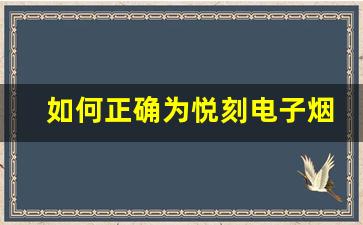 如何正确为悦刻电子烟充电，避免损坏设备