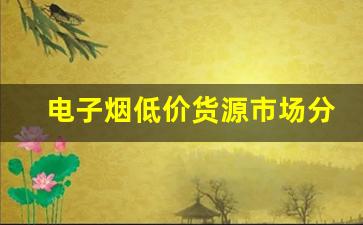 电子烟低价货源市场分析，如何挑选最具性价比的产品