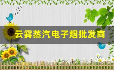 云雾蒸汽电子烟批发商的货源策略