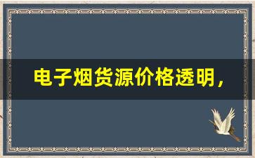 电子烟货源价格透明，轻松批发获取低价货源