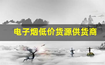 电子烟低价货源供货商推荐，商家必看