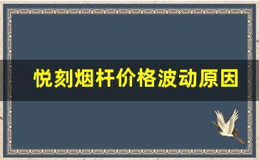 悦刻烟杆价格波动原因分析